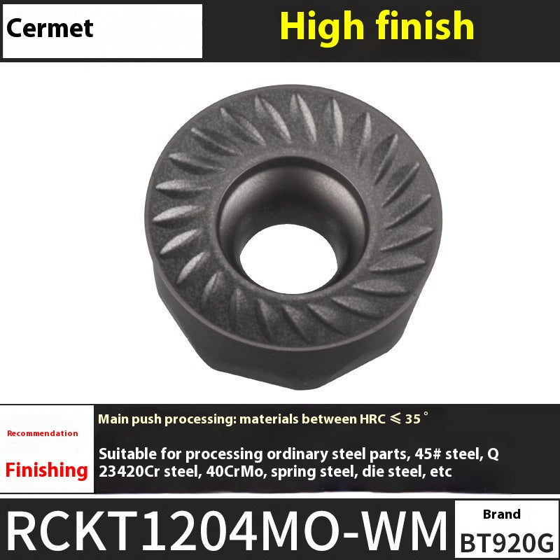 6009 CNC milling inserts RPMW carbide R5 machining center R4 milling machine R6 milling inserts RPMT round cutter grain cutting tools Shandong Denso Pricision Tools Co.,Ltd.